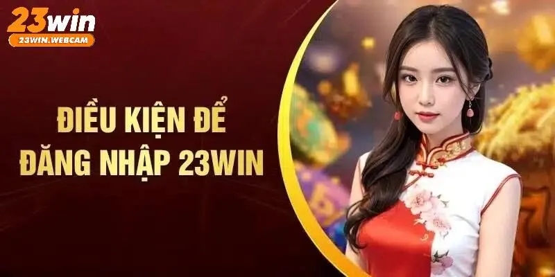 Điều kiện khi thực hiện thao tác đăng nhập 23WIN