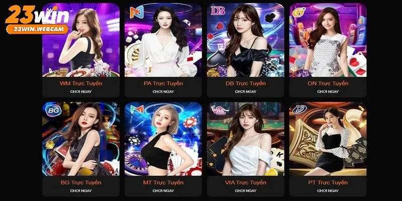 23WIN được đối tác cung cấp game chất lượng cao